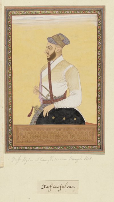 Portrait de Saf-shikan Khan, ancien vizir d