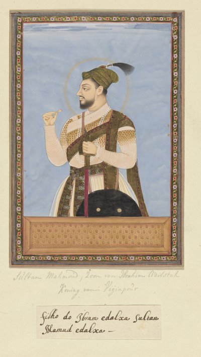 Portrait du Sultan Mahmud, fils d