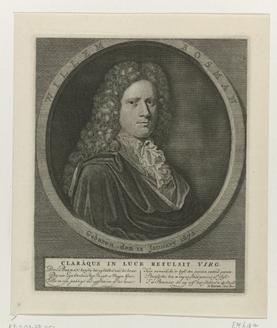 Portrait de Willem Bosman - Anonymous
