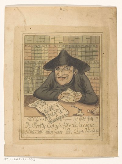 Portrait du collectionneur de livres Isaac Gosset - Anonymous