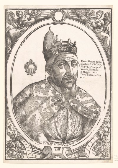 Portrait du doge Antonio Priuli - Anonymous