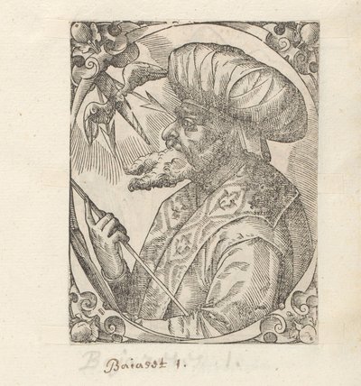 Portrait du sultan Bayezid I - Anonymous