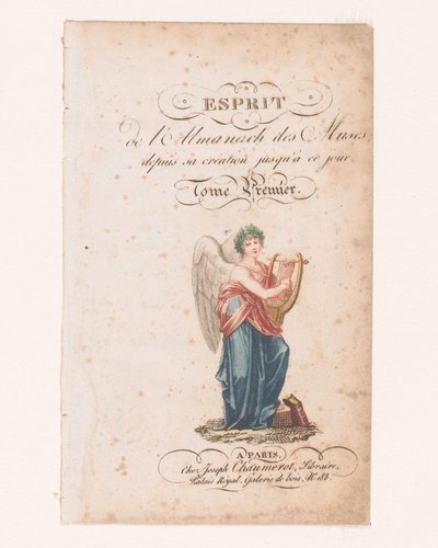 Poésie Page de titre pour: René de Chazet, L