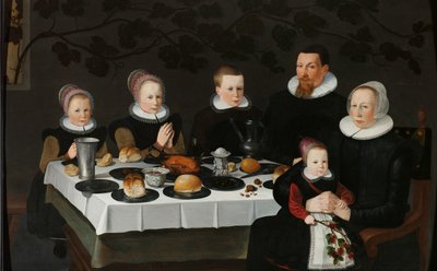 Famille calviniste prospère - Anonymous