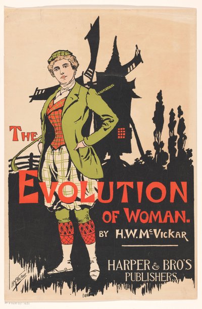 Affiche pour The Evolution of Woman par Harry Whitney McVickar - Anonymous