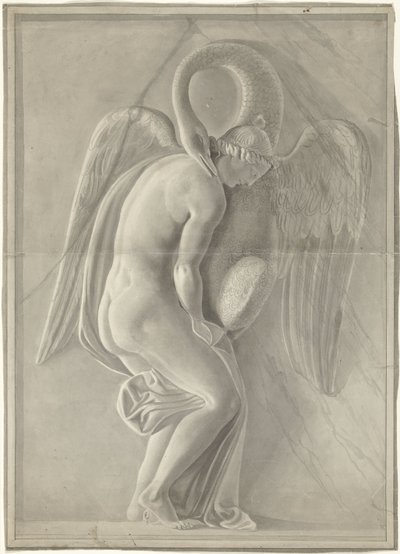 Relief avec Léda et le cygne - Anonymous