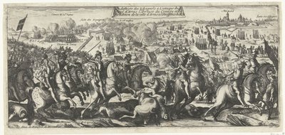Combat de cavaliers à Arras, 1640 - Anonymous