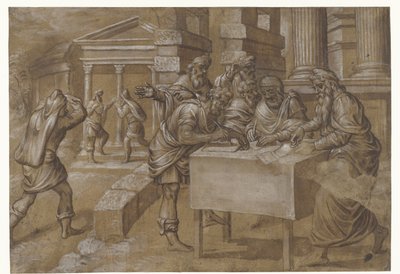Salomon ordonne la construction du temple - Anonymous