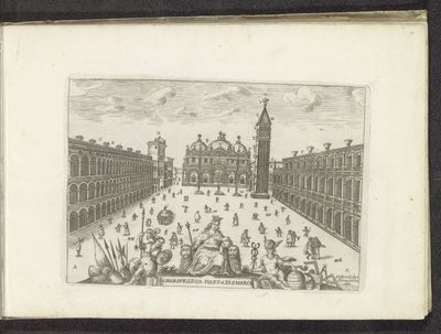 Place Saint-Marc à Venise - Anonymous