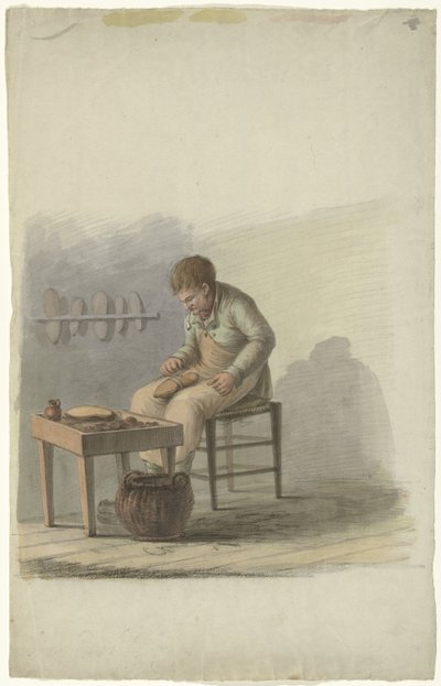 Cordonnier au travail - Anonymous