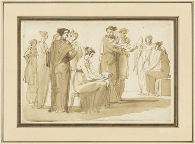 Scène dans une académie de dessin - Anonymous