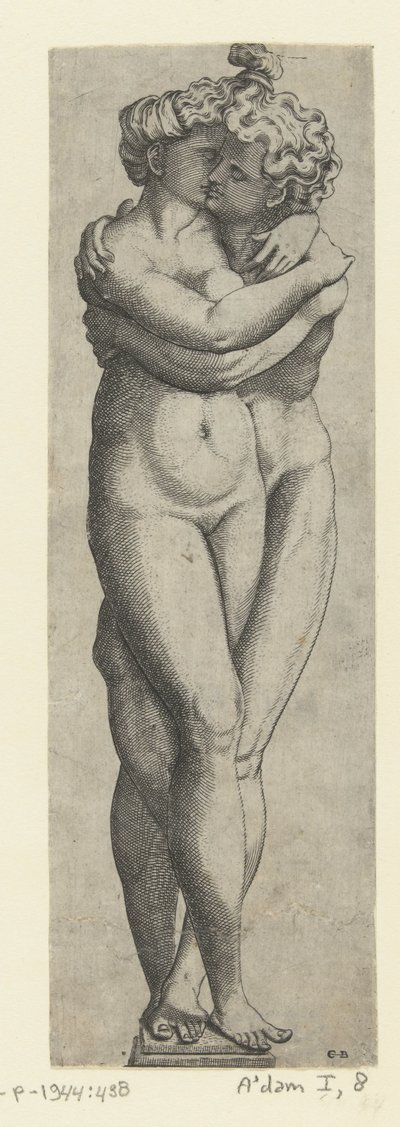 Sculpture. Deux amants - Anonymous