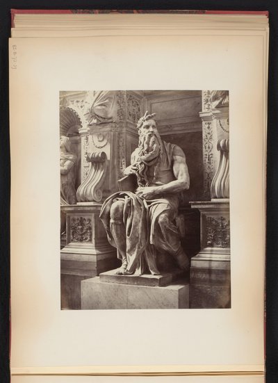 Sculpture de Moïse par Michel-Ange, monument pour Jules II, S. Pietro in Vincoli à Rome, Italie - Anonymous