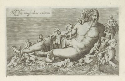 Sculpture du fleuve Nil (série de sculptures antiques à Rome) - Anonymous