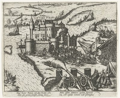 Château Loevestein pris par Herman de Ruiter, 1570 - Anonymous