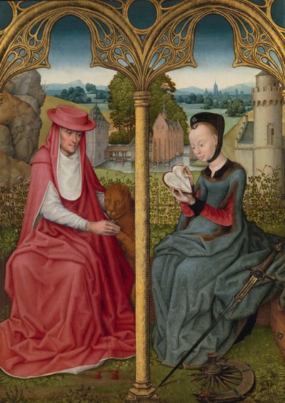 Saint Jérôme et Sainte Catherine d