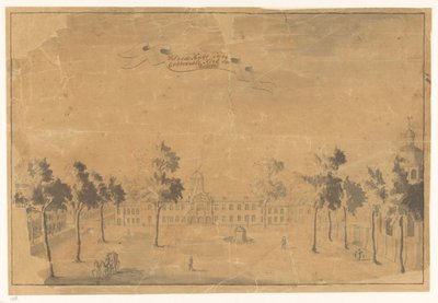 Hôtel de ville et église de Batavia - Anonymous