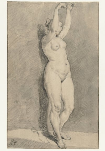 Nu féminin debout - Anonymous