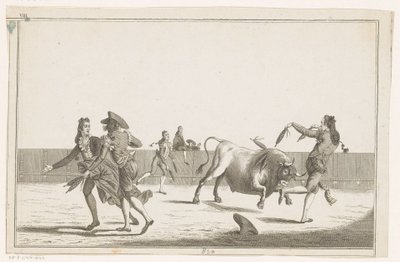 Taureau défié avec banderilles (Collection des principales suertes d