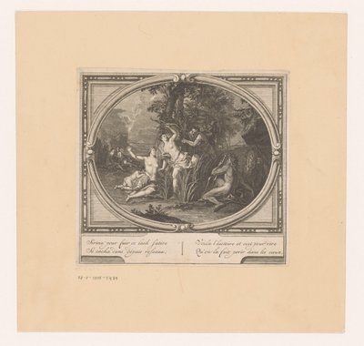 Syrinx effrayée par Pan - Anonymous