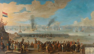 La bataille près de Livourne (14 mars 1653) - Anonymous