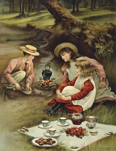 Le pique-nique des enfants - Anonymous