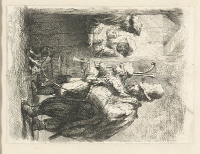 Les musiciens ambulants - Anonymous