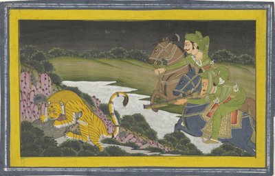 Chasse au tigre - Anonymous
