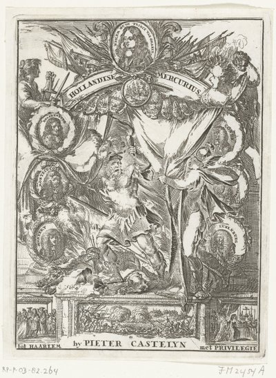 Page de titre du Hollandsche Mercurius de l