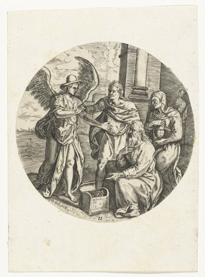 Tobie et son père donnent de l