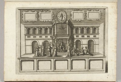 Scène avec vertus et vices, 1594 - Anonymous