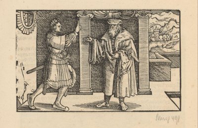 Deux hommes débattant - Anonymous