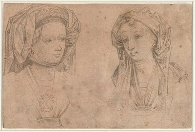 Deux têtes de femmes - Anonymous