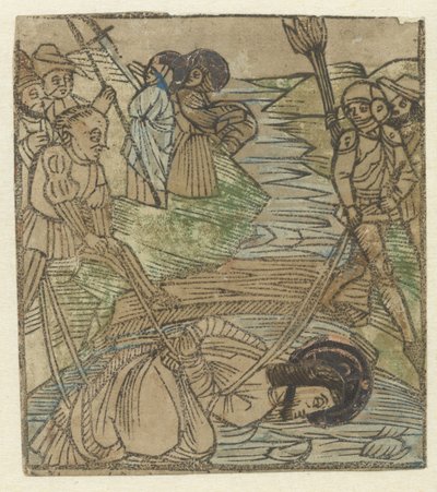 Chute du Christ dans le ruisseau de Cebron - Anonymous