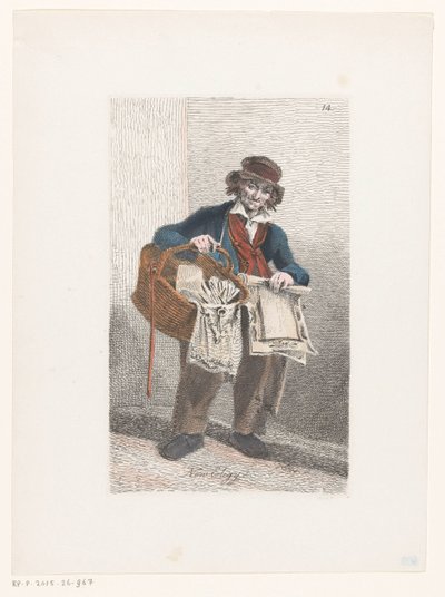 Vendeur de gravures - Anonymous