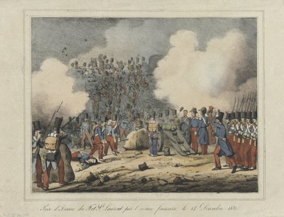 Conquête de la lunette de Saint-Laurent, 1832 Prise d