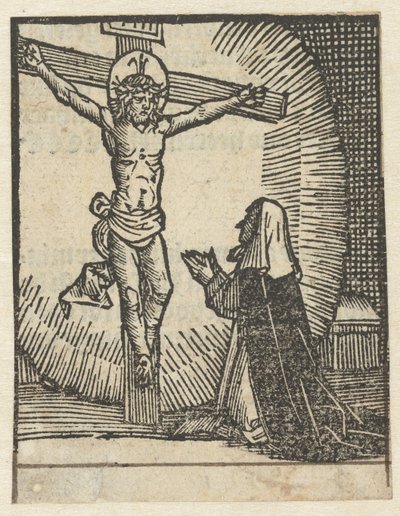 Apparition du Christ à une nonne - Anonymous