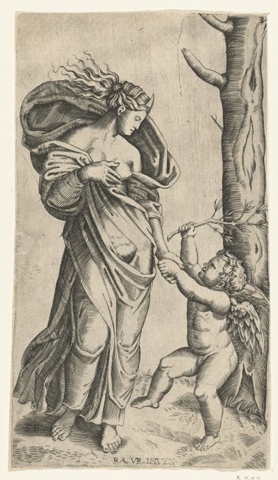 Réconciliation de Minerve et Cupidon - Anonymous