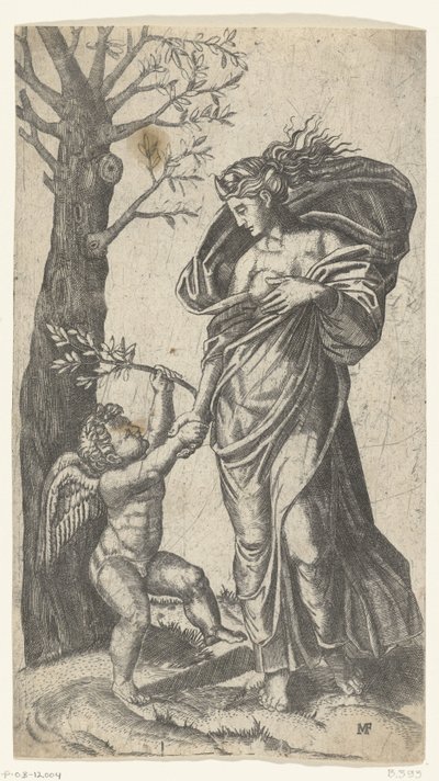 Réconciliation de Minerve et Cupidon - Anonymous