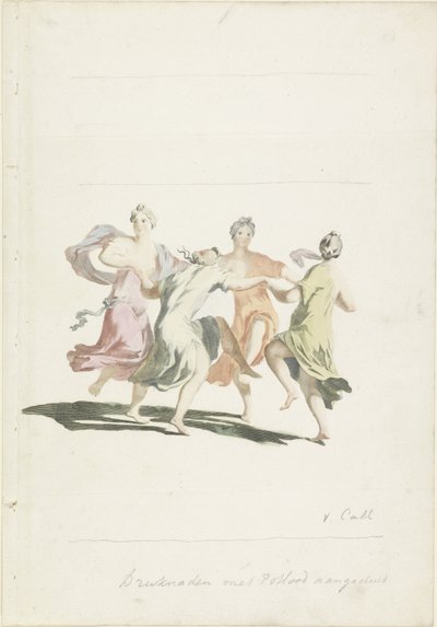 Quatre femmes dansant - Anonymous