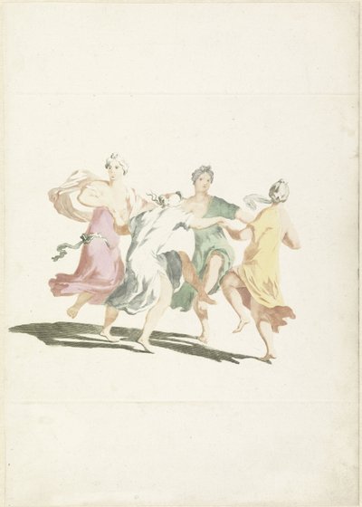 Quatre femmes dansant - Anonymous