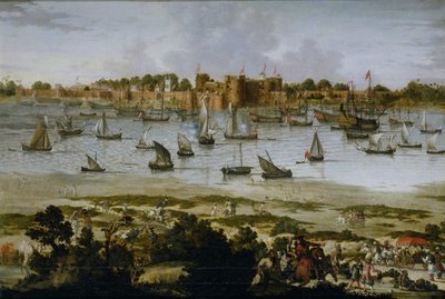 Vue du port de Surat (Gujarat) - Anonymous