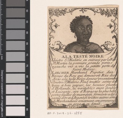 Carte de visite de la papeterie Larcher à Paris - Anonymous