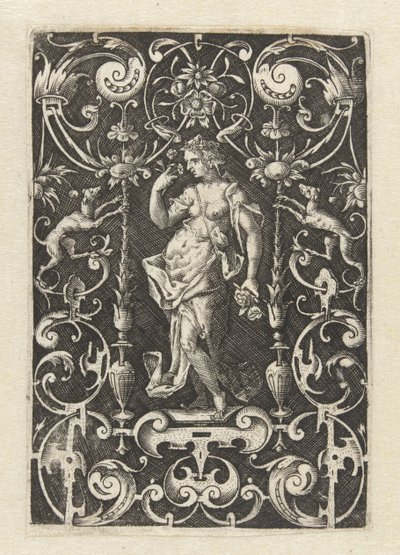 Décoration plate avec l