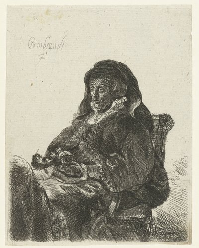 Veuve aux gants noirs - Anonymous