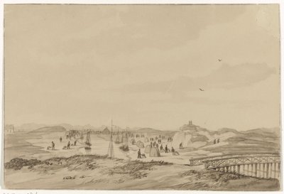 Extraction de sable dans les dunes près de La Haye, 1846 - Anonymous