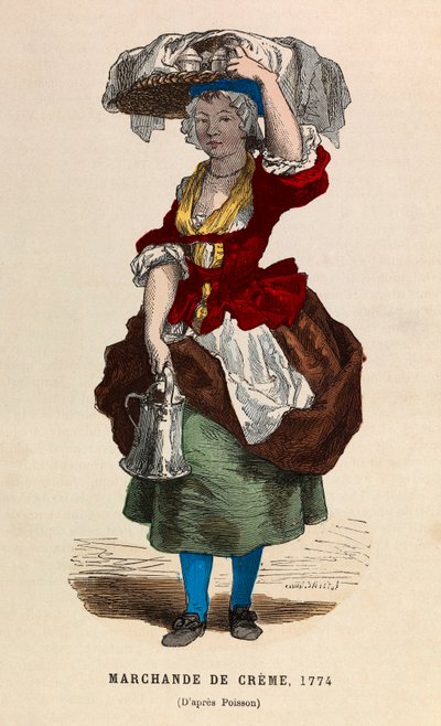 Un marchand de crème en 1774 - Anonymous Anonymous
