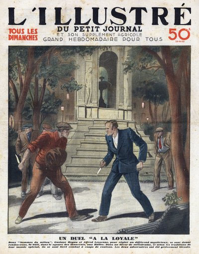 Un duel équitable : Gustave Hoyau et Alfred Lessene se sont rencontrés la nuit sur la place des Innocents aux Halles et se sont battus au couteau - Anonymous Anonymous