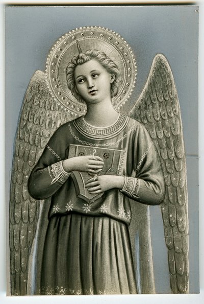 Un ange musicien jouant de la cithare - Anonymous Anonymous