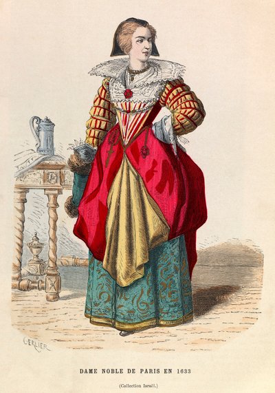 Une dame noble de Paris en 1633 - Anonymous Anonymous